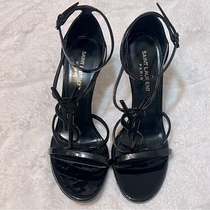 ysl cassandra heels worn